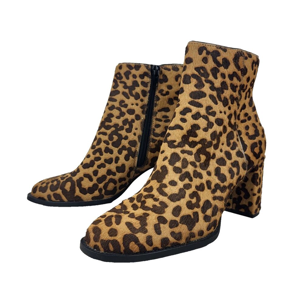 Steve Madden Women's Jozie Ankle Boot Leopard US 6M